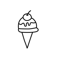 ice cream outline
