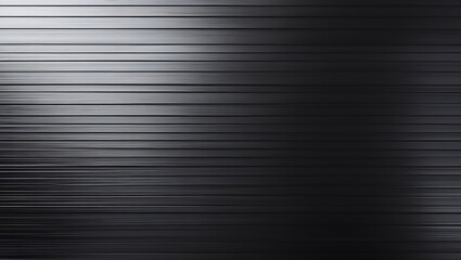 Obraz premium Elegant Metallic Texture with Polished Horizontal Lines and Gradient Light Reflection.
