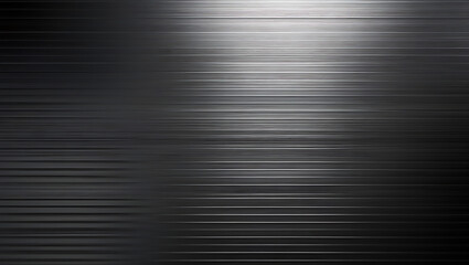 Elegant Metallic Texture with Polished Horizontal Lines and Gradient Light Reflection.
