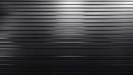 Fototapeta premium Elegant Metallic Texture with Polished Horizontal Lines and Gradient Light Reflection.