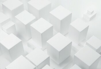 White Cubes with Solid Angles