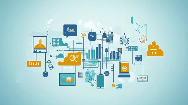Depiction of modernization strategies showcasing digital transformation system optimization and scalable IT solutions