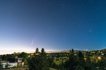 Bright Comet Visible To Unaided Eye