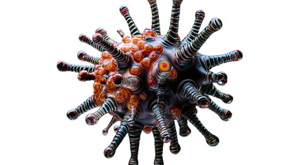 3d rendered illustration of a virus