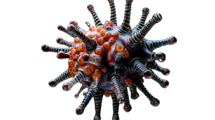 3d rendered illustration of a virus