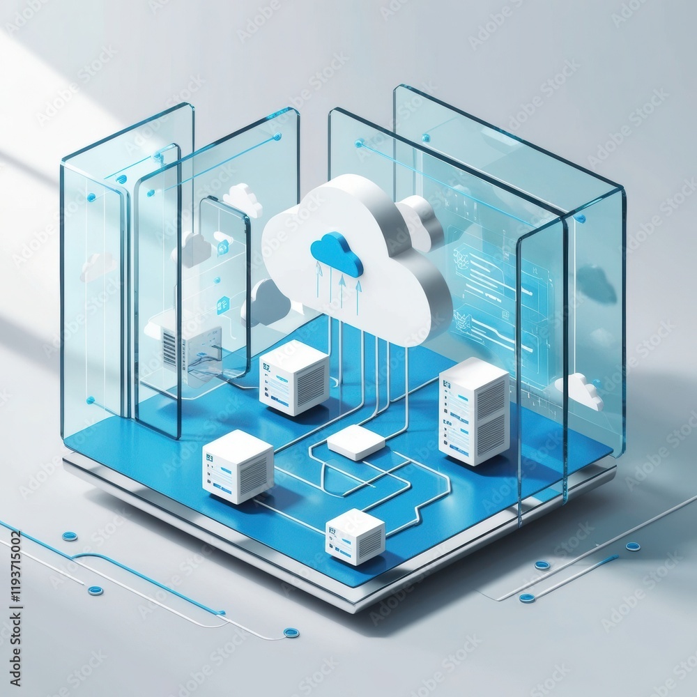 Poster Cloud Computing Data Center Server