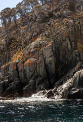 rocky coast in the morning