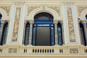 Obraz premium Architectural detail in Galleria Umberto, Napoli, Italy