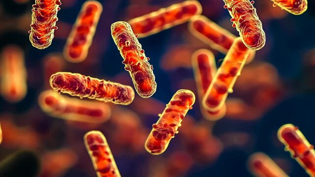 Bacteria multiply environment.Microbes thrive microscope.Pathogens resist antibiotics.Organisms cause disease.Biology,health concerns connect image.