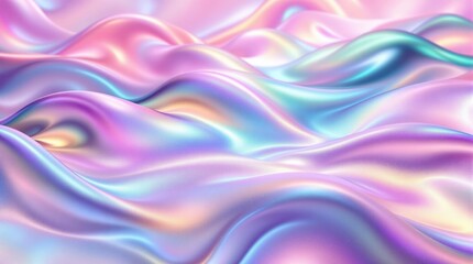 Fototapeta premium Iridescent fabric background