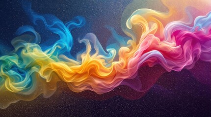 Fototapeta premium Abstract colorful smoke