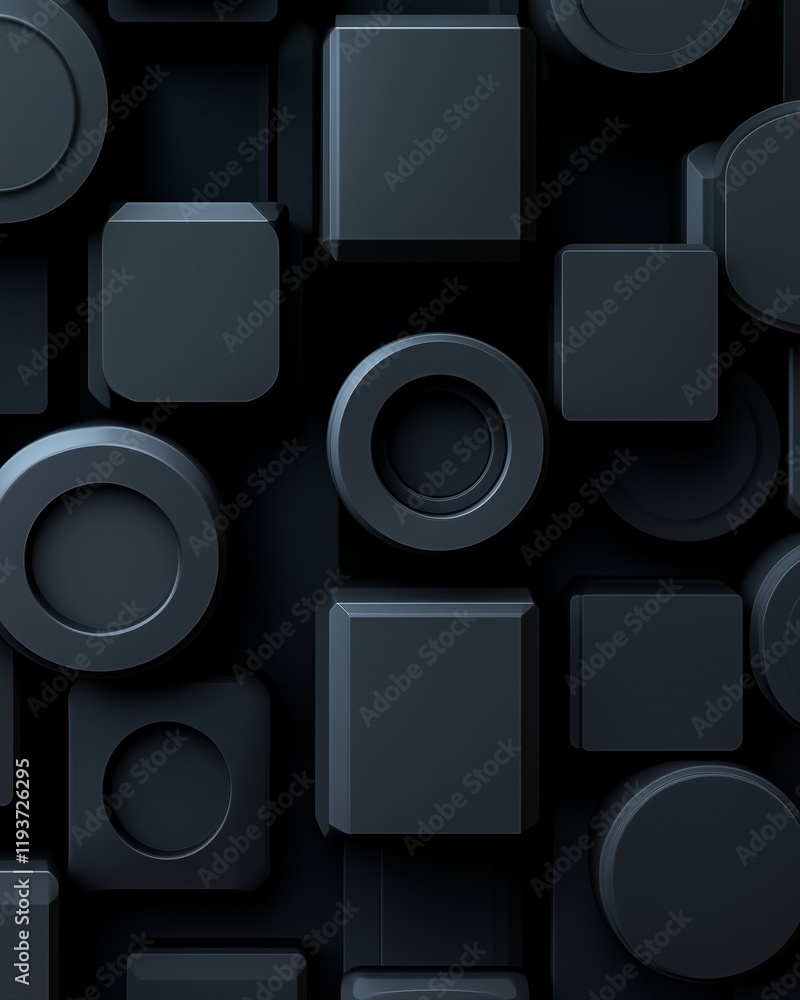 Poster geometric shapes in abstract background with graphic design elements for modern artwork