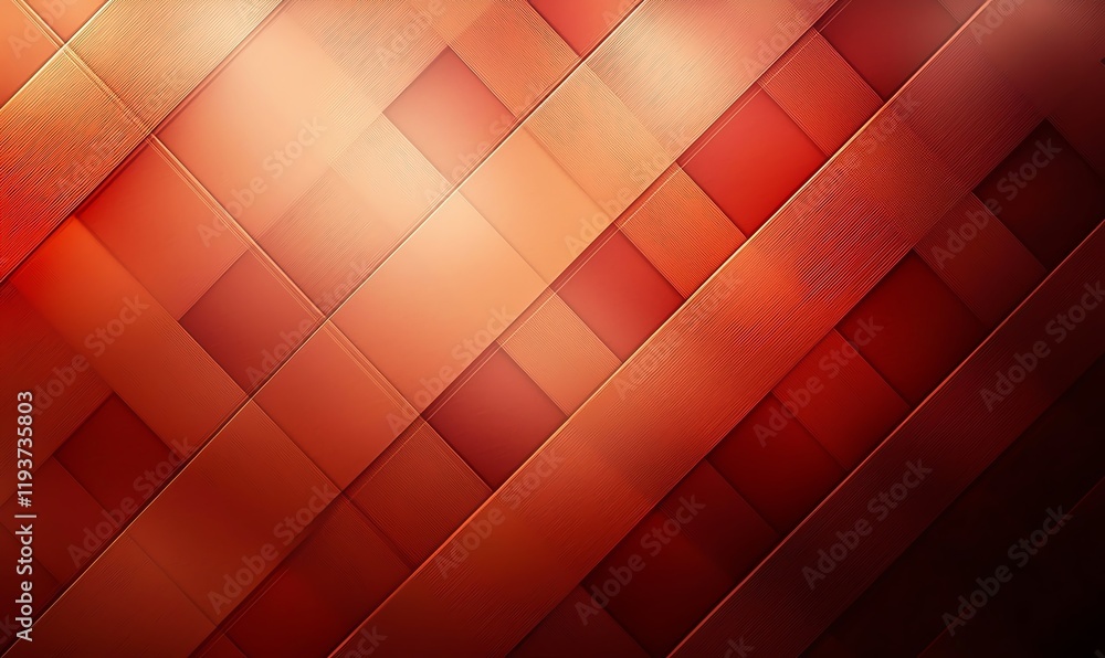 Poster an abstract background featuring a modern woven pattern in warm red hues. this striking design adds 