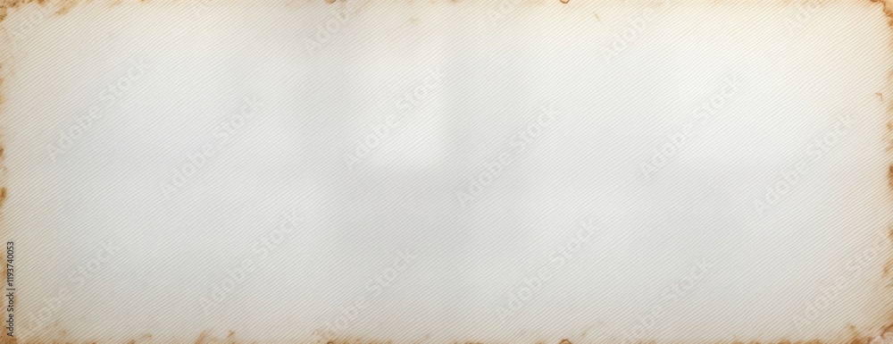 Poster Macro shot displays vintage craft cotton cardboard texture. Aged white paper background shows subtle pattern. Blank surface ideal for design projects. Perfect material for various design concepts.