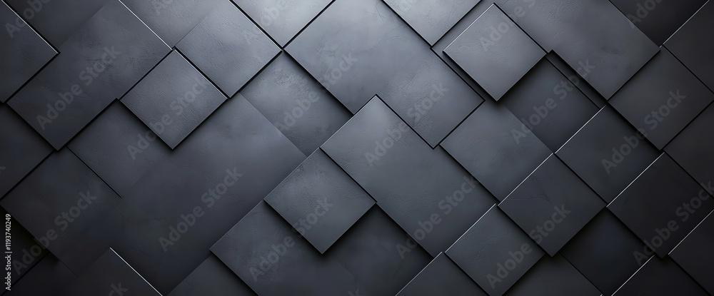 Poster a modern, textured background featuring an intricate pattern of overlapping geometric shapes in vari