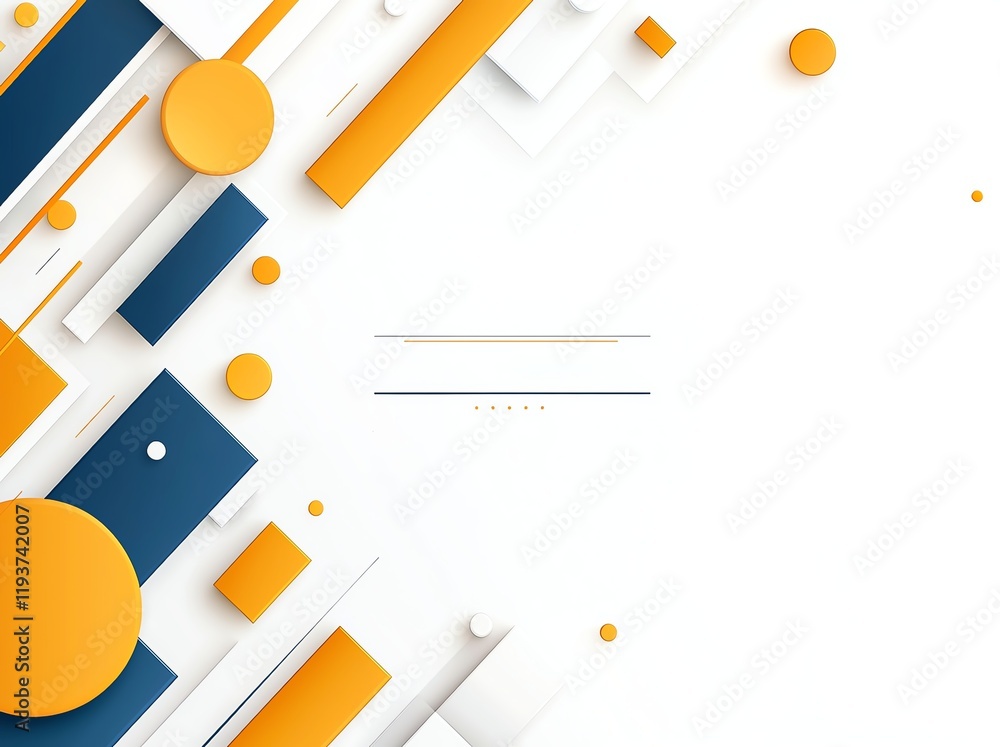 Poster this abstract background features geometric shapes in vibrant colors, creating a modern and dynamic 