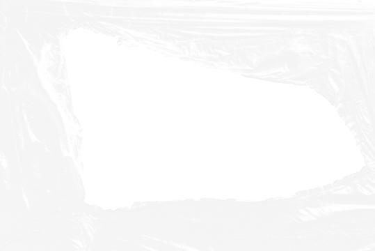 Plastic wrap transparent texture overlay effect. Polyethylene packaging of vinyl wrap or cd cover. Shrink crumpled plastic bag sleeve, package mockup illustration