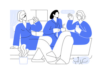 Home spa day isolated cartoon vector illustrations.