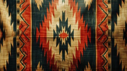 Indigenous People Traditional Textile Background