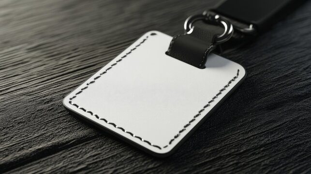 Label Tag Mockup on Neutral Background