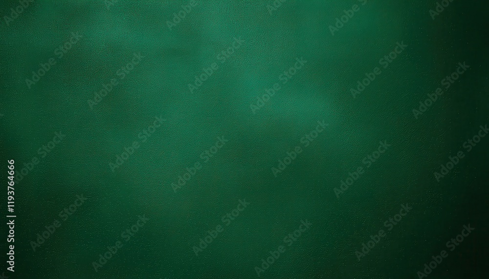 Poster deep emerald green textured leather background for design, branding, or presentation with smooth gra