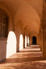 Fototapeta premium The arcades of the Vieille Charite, Marseille, France