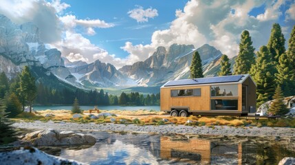 Tiny House On Wheels In A National Park