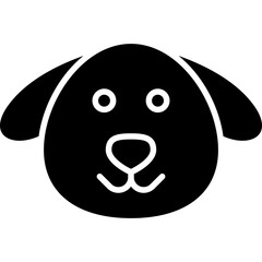 Dog Face icon single vector illustration