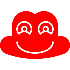 Frog Face icon single vector illustration