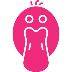 Duckling Face icon single vector illustration