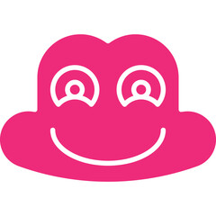 Frog Face icon single vector illustration