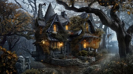 Witchy Cottage near the Woods