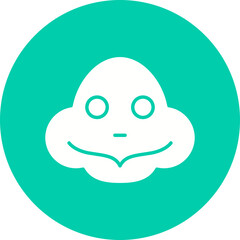 Turtle Face icon single vector illustration