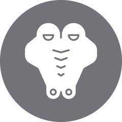 Crocodile Face icon single vector illustration