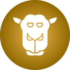 Camel Face icon single vector illustration