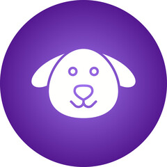 Dog Face icon single vector illustration