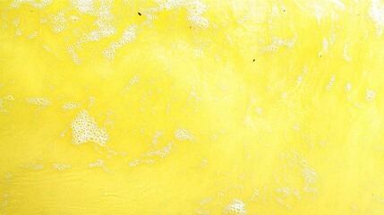 Abstract Yellow Liquid Texture with Bubbles-  AI Generated Background Image