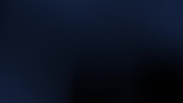 Dark blue gradient seamless loop background with subtle grain texture and grid lines. 4K.