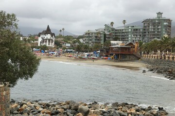 Vista de la costa de Papudo 