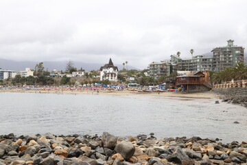 Vista de la costa de Papudo 