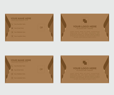 Simple Minimalistic Creative Business Card Template Design