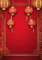 Traditional Chinese style festival celebration background wallpaper backdrop poster
