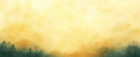 light yellow abstract watercolor background with sand texture vintage design