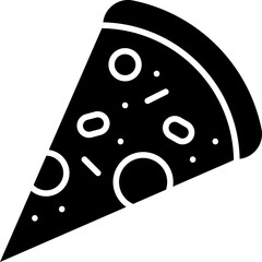 Slice of Pizza icon single vector illustration