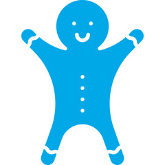 Gingerbread icon single vector illustration