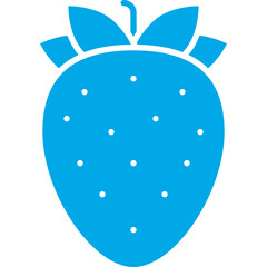 Strawberry icon single vector illustration