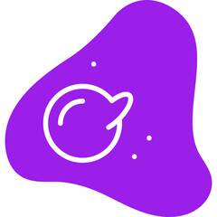 Fried Egg icon single vector illustration