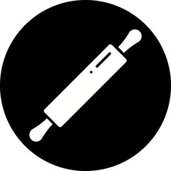 Rolling Pin icon single vector illustration