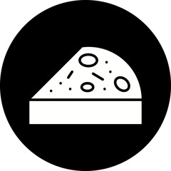 Slice of Pie icon single vector illustration