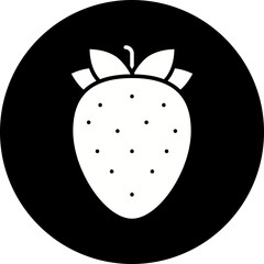 Strawberry icon single vector illustration